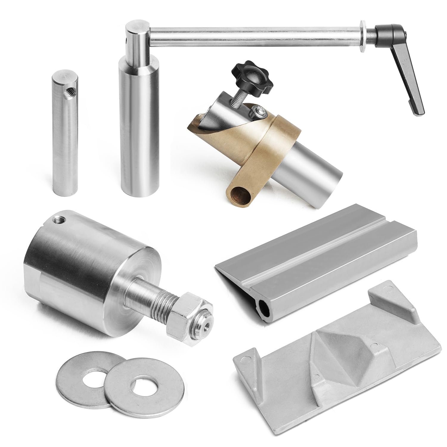 BMWOOD LG-GRIND Lathe Tool Rest Sharpening System Kit, used on Woodturning Lathe, Grinding Jig for wood chisels With 1"x8TPI thread for lathe spindle