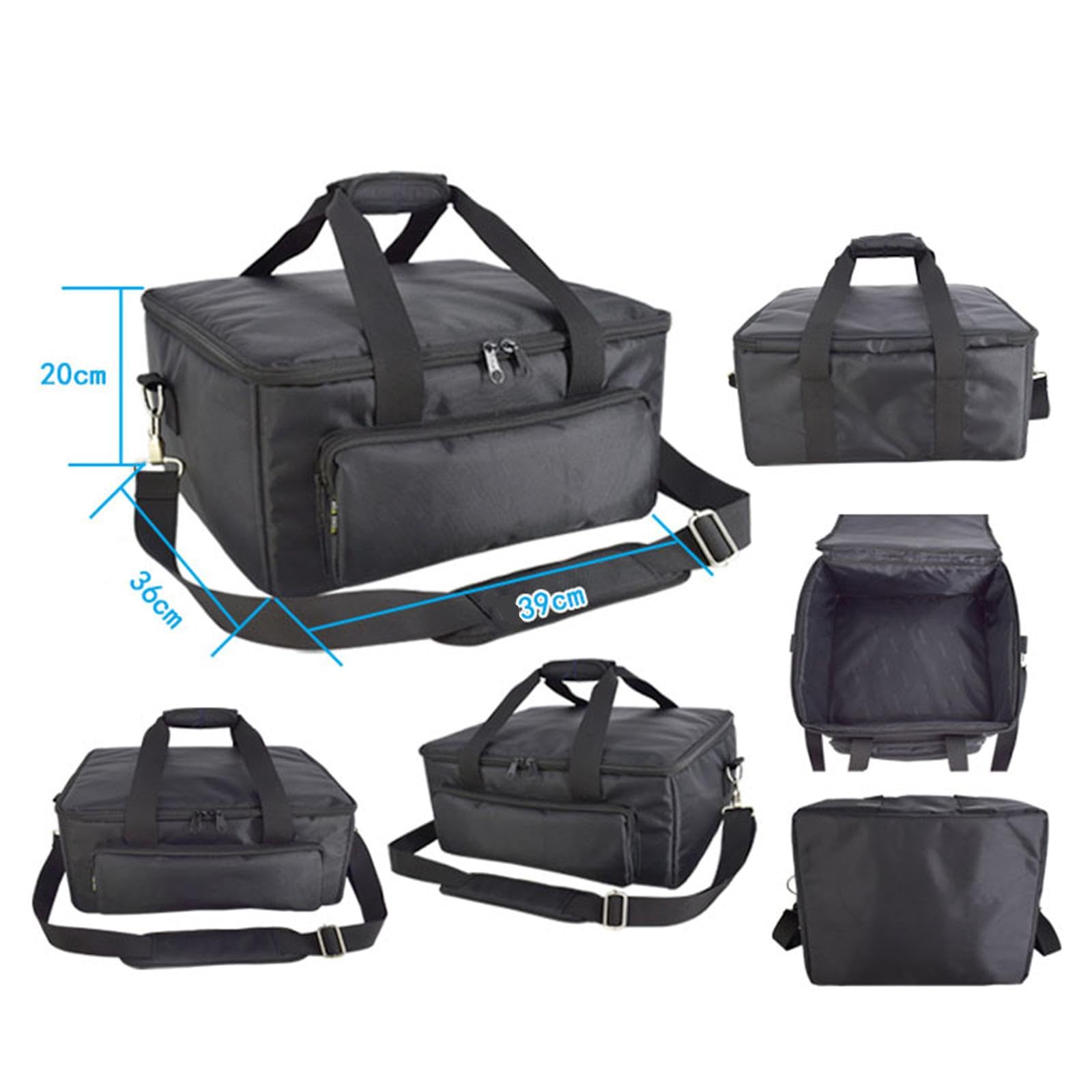 Funda para Impresora Protector Polvo Cubierta Bolsa Estuche Resistente con Forro Acolchado Y Hebillas Metálicas con Bolsillo con Cierre Adecuada para, L