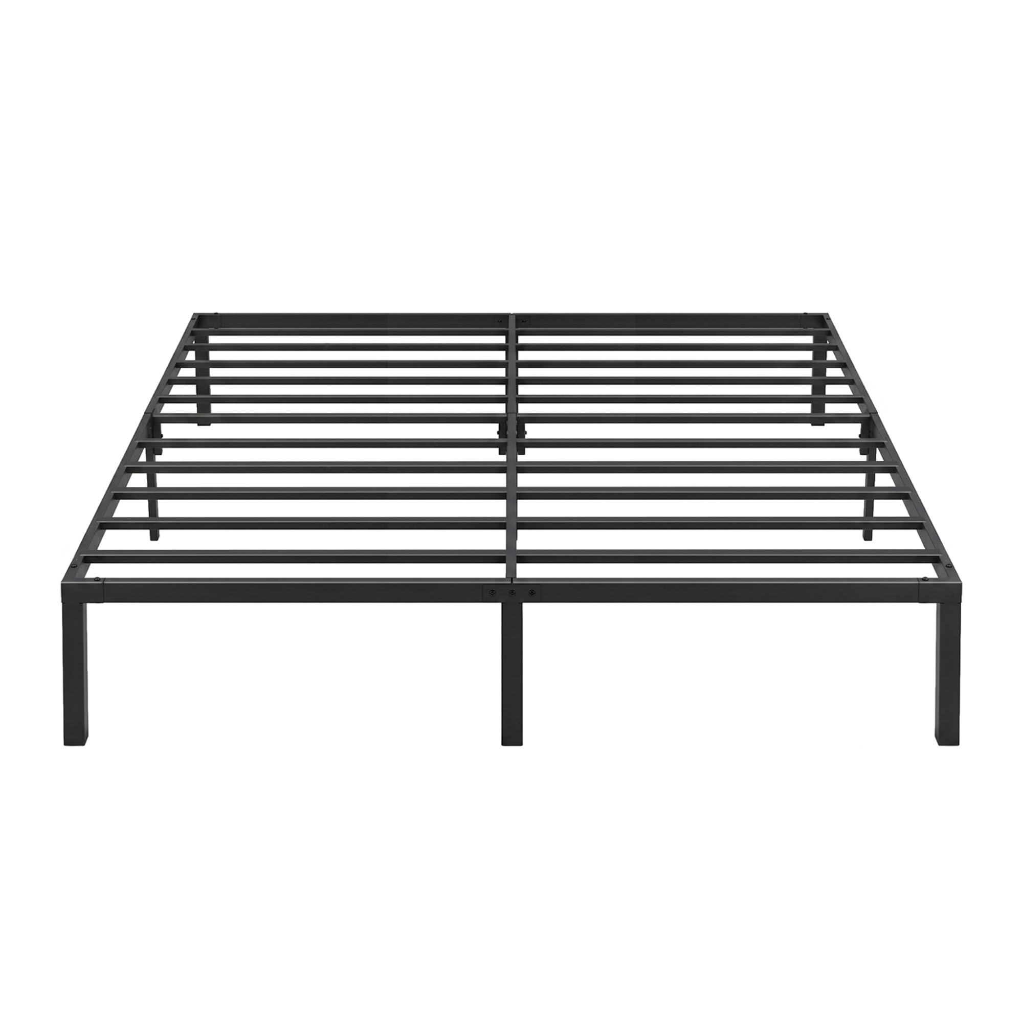 EDIMENS Single Bed Frame 90x190 cm, 3FT Heavy Duty Steel Slats Single Metal Bed Frames with 31.5cm Platform Storage Noise Free No Box Spring Needed, Easy Assembly for Bedroom (King Size - 150W x 150L)