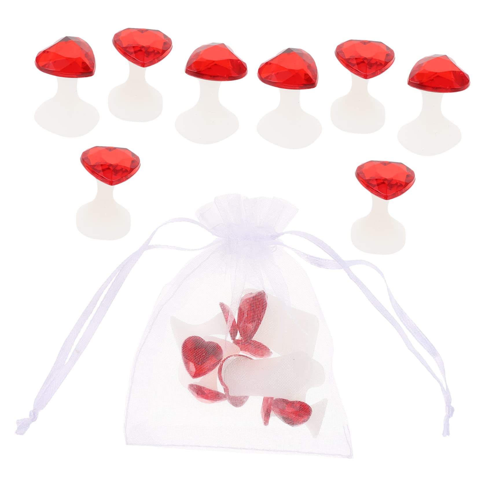 Didiseaon Silicone Toe Separators 16pcs Toe Divider Tools for Manicure Art Toe Separators