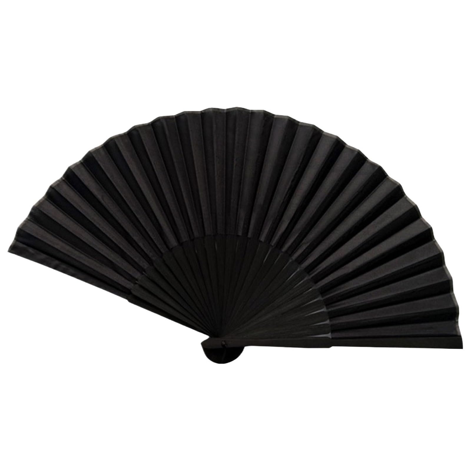 Dcuipg Black 10Pcs Folding Hand Fan For Party