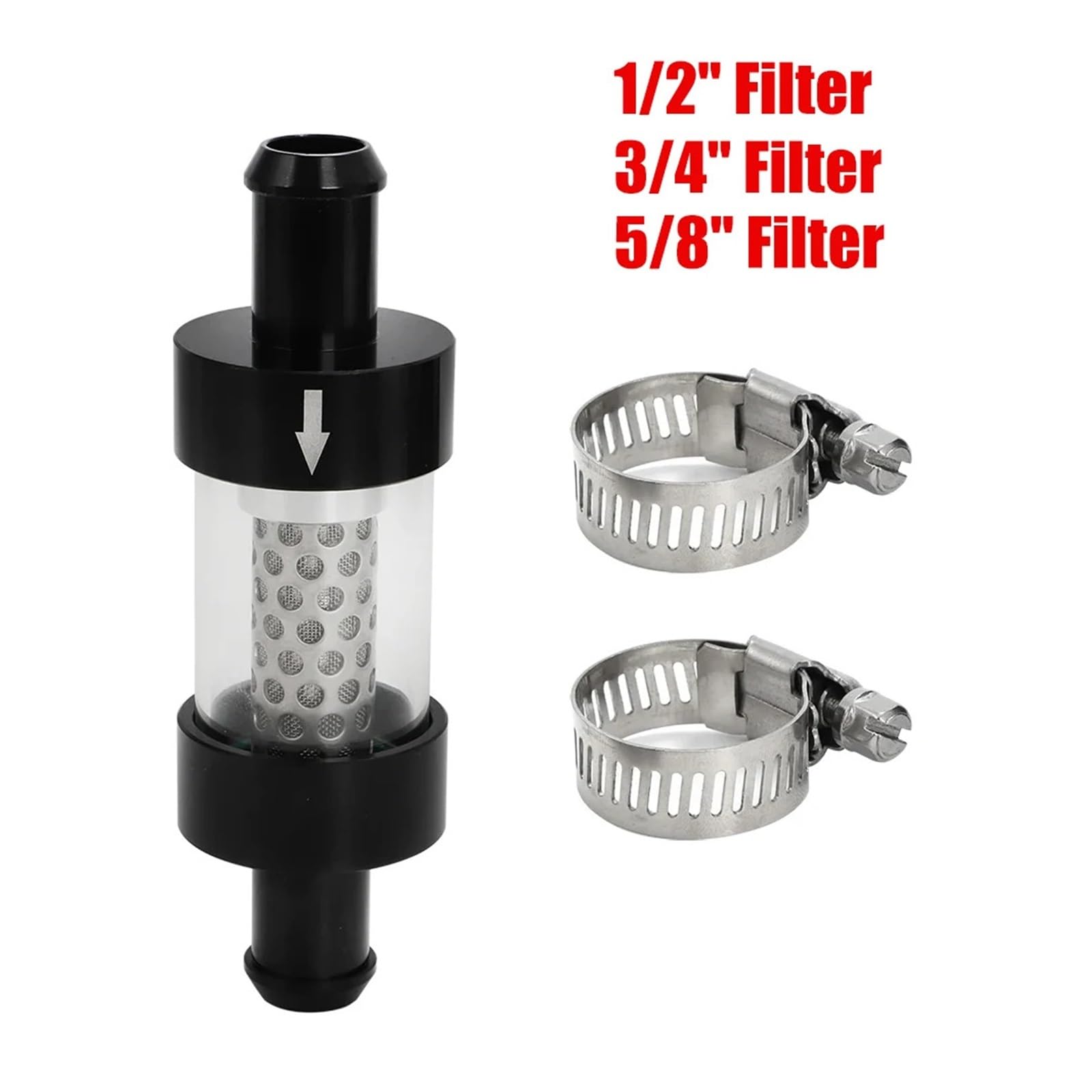 Fahrzeugkühlmittelfilter Inline-Kühlmittelfilter 1/2" 3/4" Filter for Auto-LKW-Baumaschinen Off-Road-Hochleistungsmarine(19MM Filter)