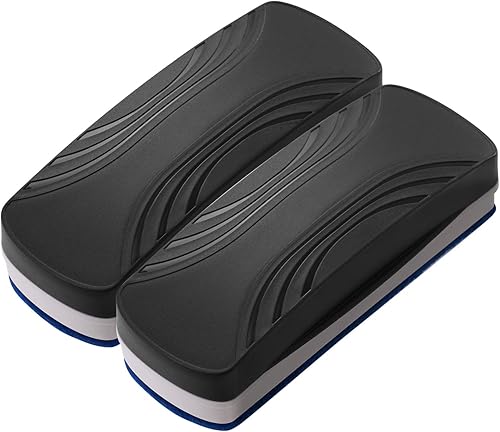 Ddaowanx Borrador de pizarra blanca, borrador magnético de borrado en seco, borrador de tablero de vidrio, suministros escolares y de oficina,