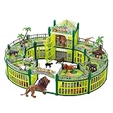 動物園セット 自由組み合わせ ブロック組み立て ビルディングブロック 立体パズル 動物フィギュア セット 人気おもちゃ 手指の器用さ育成 空間想像 創造力向上 インタラクション ブロック愛好者用 友達 家族 室内遊び インドア 幼稚園 記念品 入園祝い 女の子 男の子 物語作り