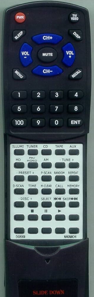 A769　Nakamichi 　ナカミチ　 Sound Space8 　リモコン Amazon | Nakamichi交換用のリモート・コントロールss8