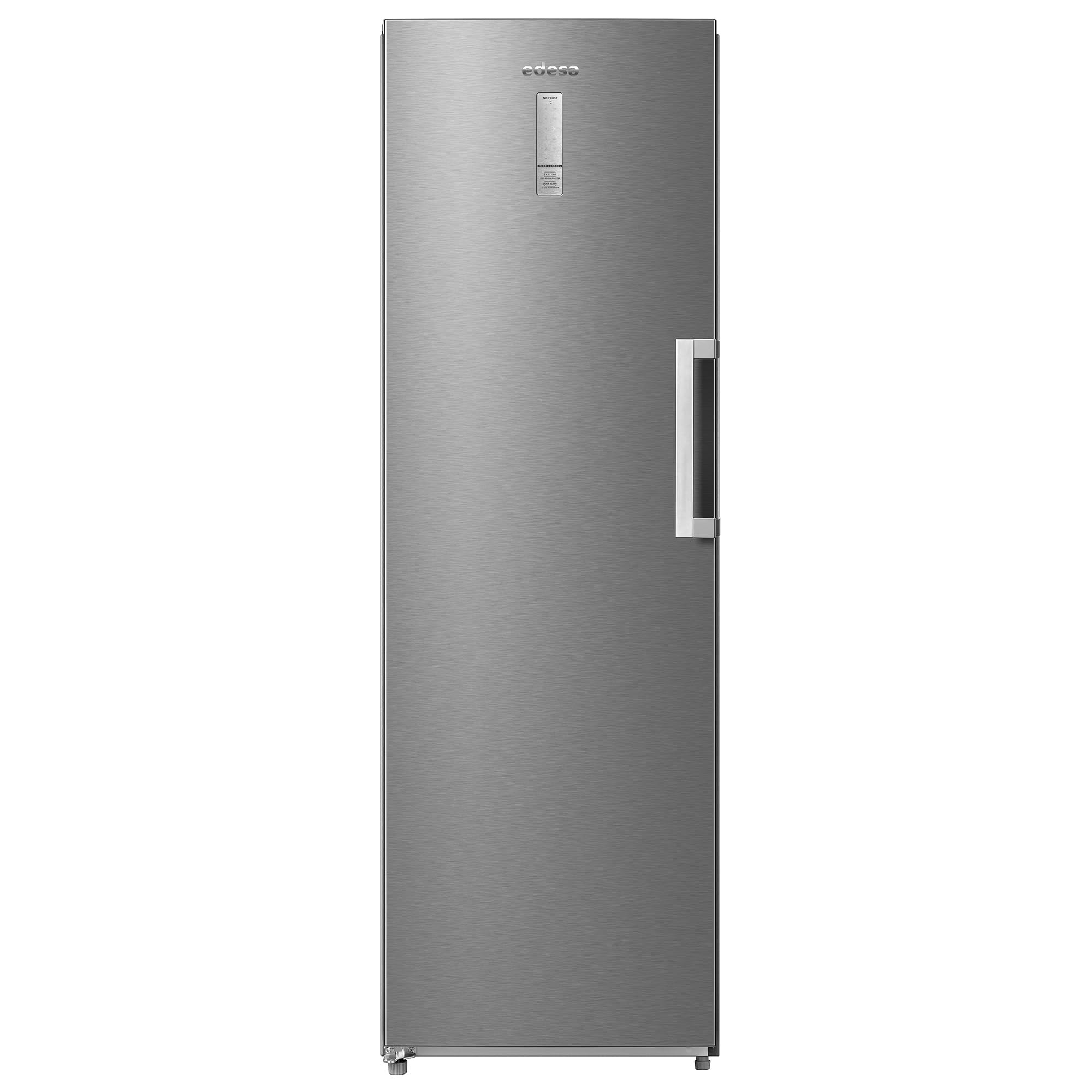 EDESA EFS-1823 NF EX Frigorífico de 1 Puerta No Frost de 185 cm, 362 L, Control Electrónico, Display LED, Botellero, Cajones Fresh, Clase E, Acero Inoxidable