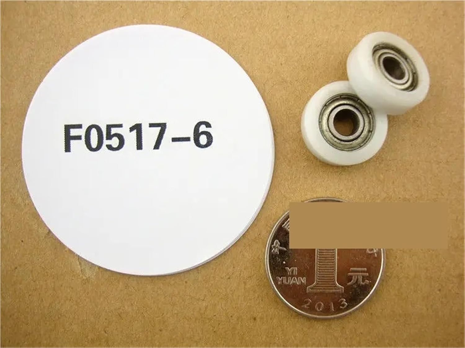 Doors and Windows Flat Wheel 5X17X6mm