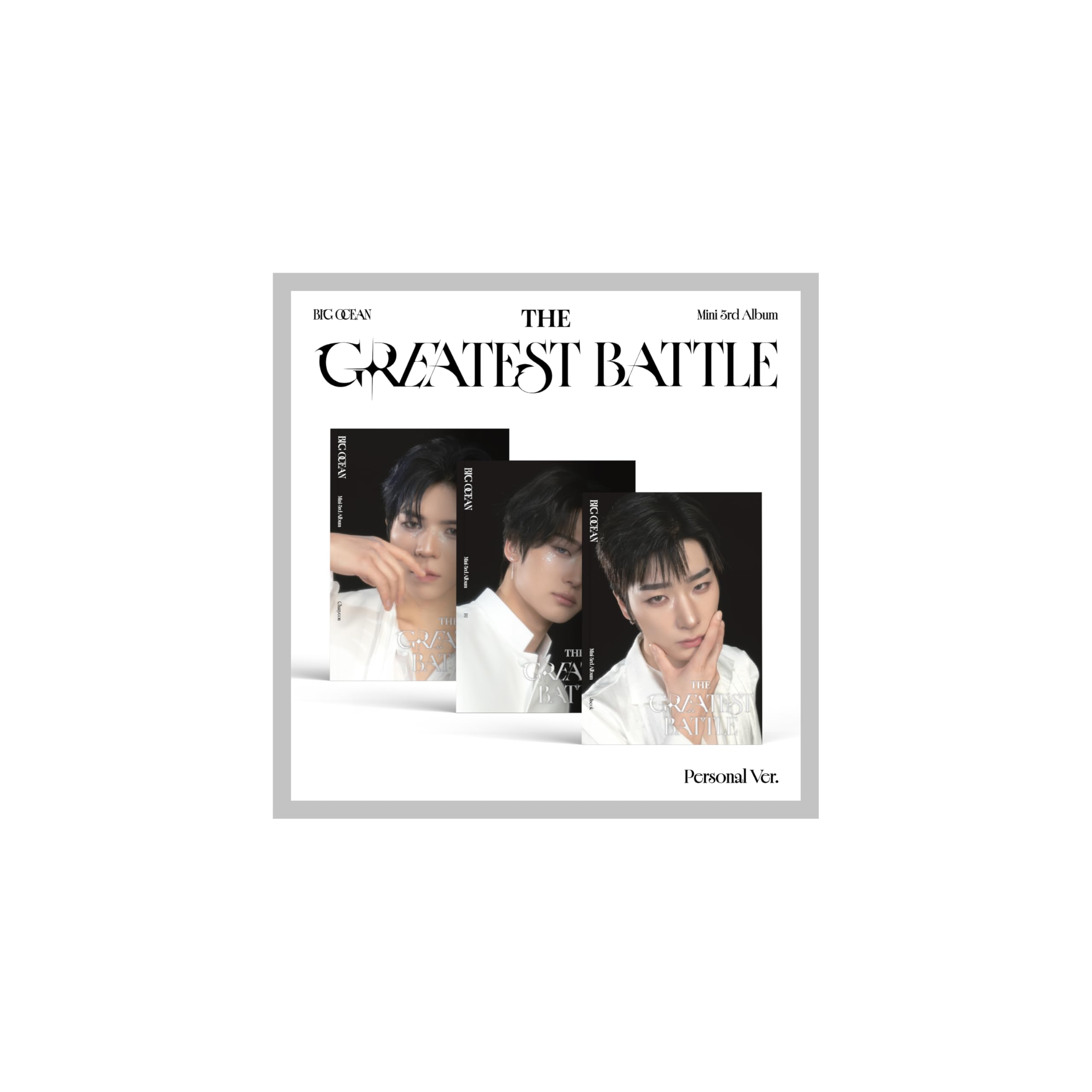 Big Ocean The Greatest Battle 3rd Mini Album with Tracking BIGOCEAN