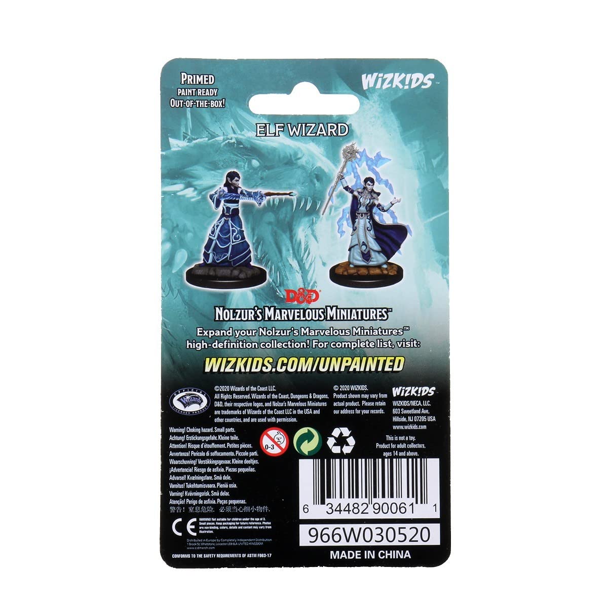 D&D Nolzur's Marvelous Miniatures - Female Elf Wizard