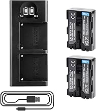 2 x NP-FM500H Replacement Battery and Dual Charger Compatible with Sony A57 A58 A65 A77 A100 A200 A200W A300K A300X A350 A350H A350X A450 A500 A550 A560 A580 A700K A700Z A850 A900 ILCA-77M2 SLT-A99