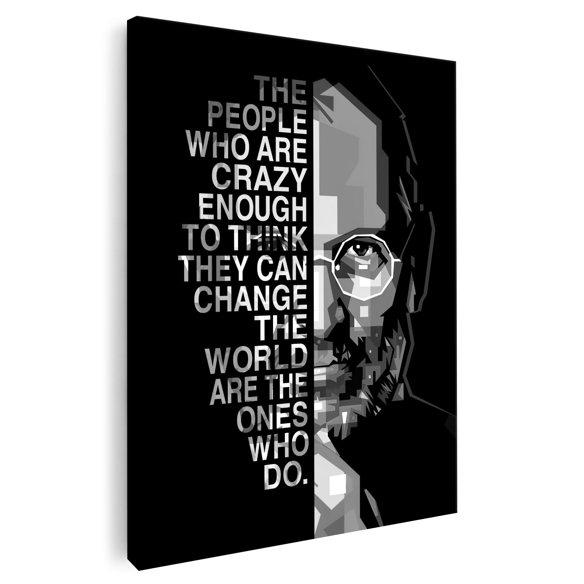 YINGXI Steve Jobs - Poster motivazionali con citazioni su tela