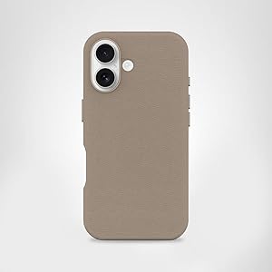 OtterBox iPhone 16 Symmetry Series Cactus Leather for MagSafe - Cottonwood Glen Brown