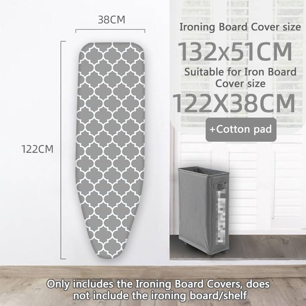 Cubre Tabla de Planchar, Funda for Tabla de Planchar 92-122x33-38cm(C,122 * 38Cm)