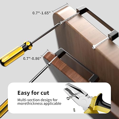 Miniatura 6 de Cobbe Paquete de 20 elegantes manijas de gabinete de cocina color negro mate de 5 pulgadas, tiradores de gabinete contemporáneos para armarios,