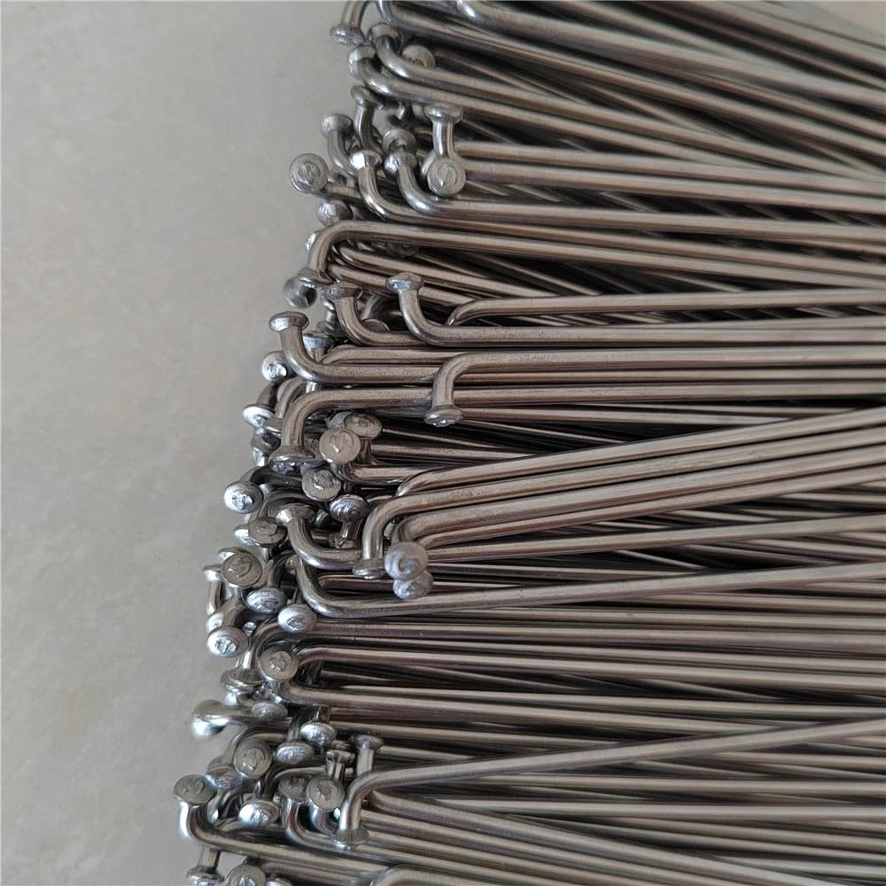 Raggi Bicicletta Raggio for bicicletta diametro 14G 2,0 mm 307 in acciaio inossidabile argento(40 PCS)