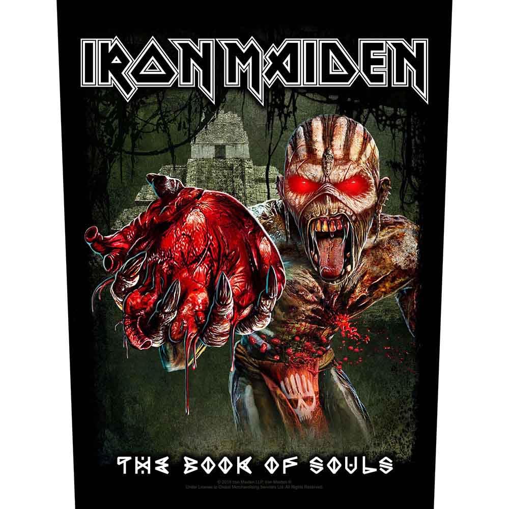 Amazon.com: Iron Maiden Back Patch Book of Souls Band Logo Eddie