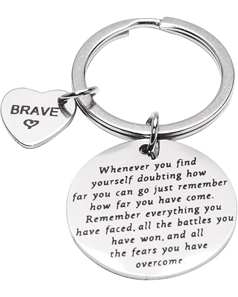 Encourage Keychain Inspirational Gifts Recovery Sympathy Gift Stay Strong Sobriety ...