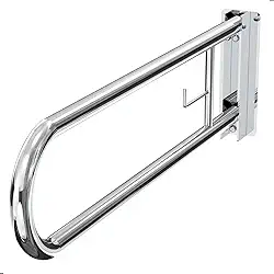 Barra de Apoio Para Sanitário Articulada Com Papeleira