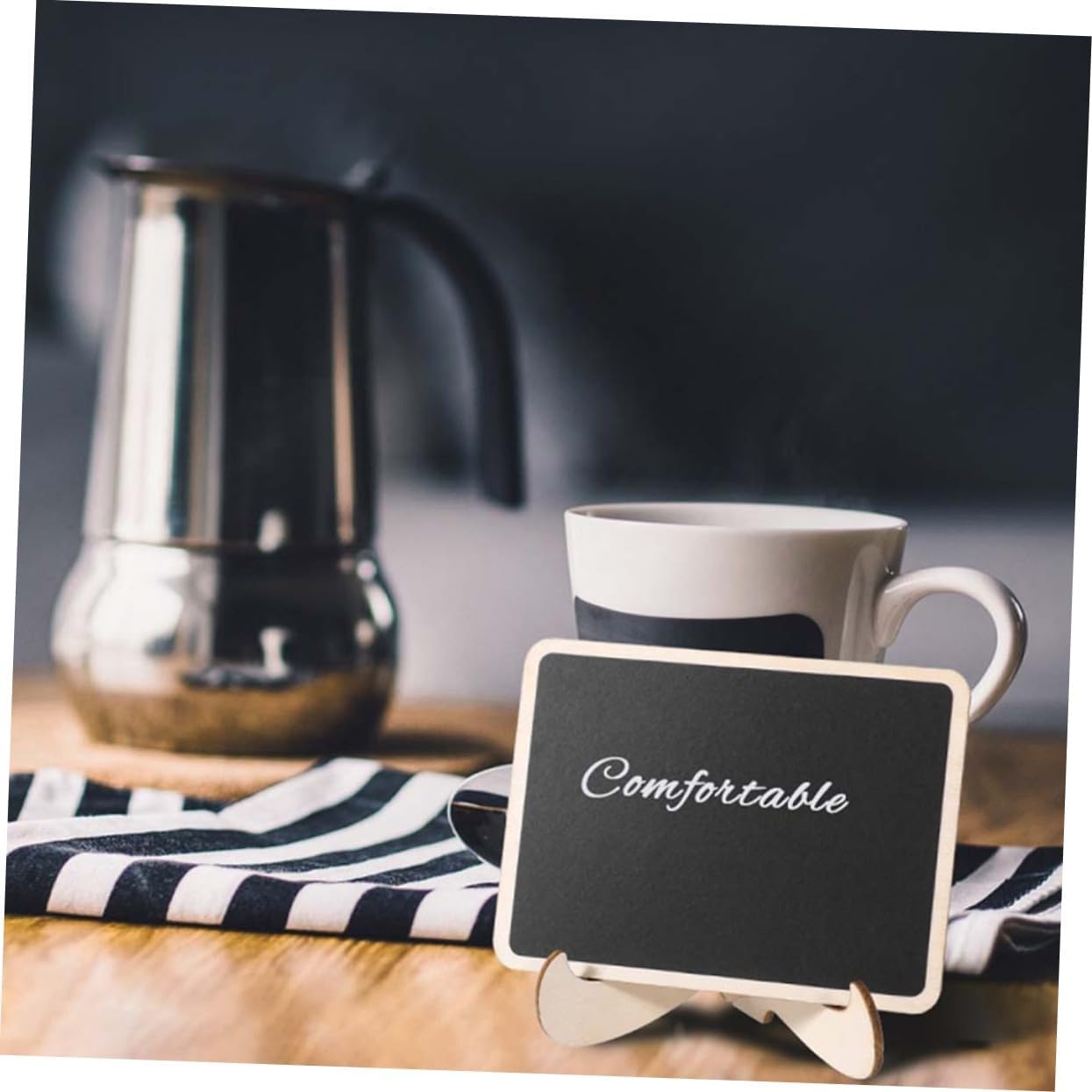 3sets Mini Chalkboards with Support Message Board Signs for Weddings Parties Table Place Cards Crafts and Restaurant Decor 12pcs*3