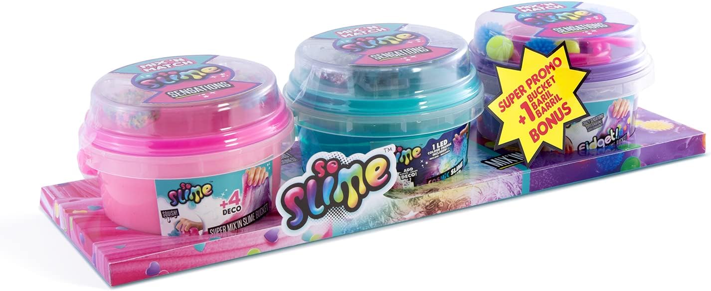 So Slime Mix'in Slime Pack of 3 Barrels SSC 220 Canal Toys