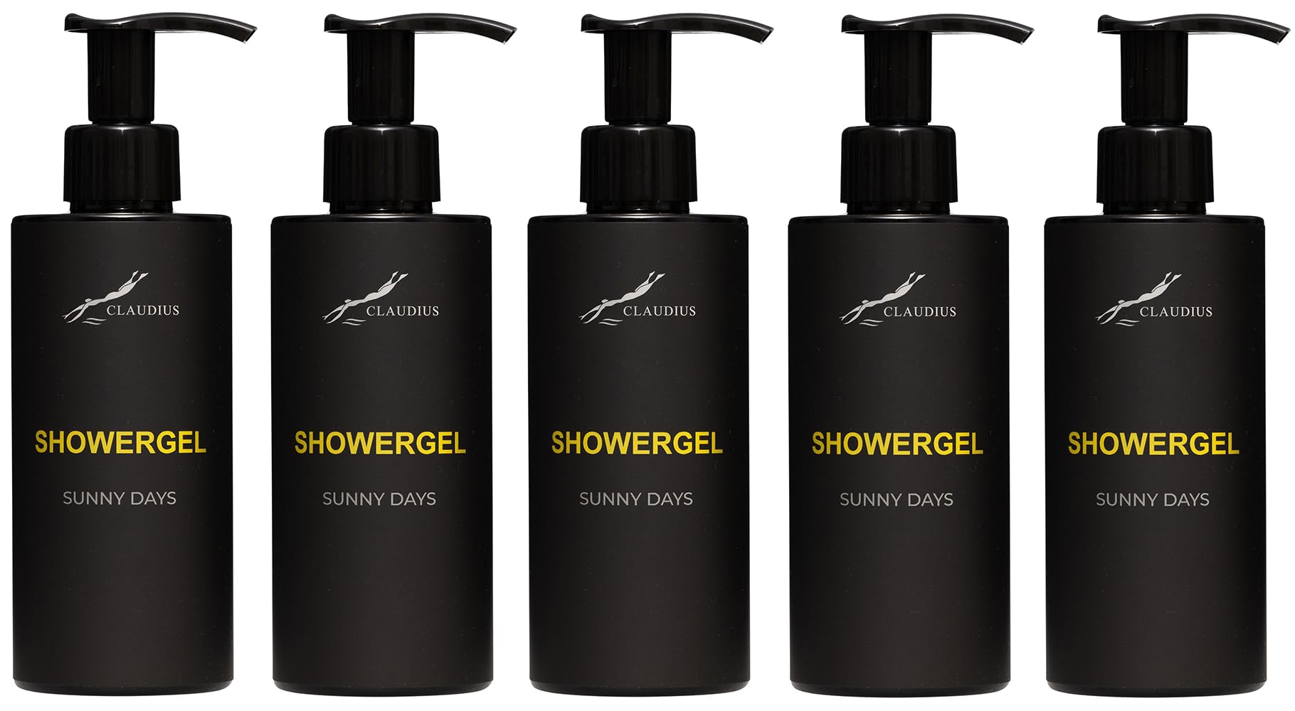 Showergel Sunny Days 300ml - 5er Set - 2in1 Duschgel & Shampoo - frischer tropischer Duft - Unisex - Vorteilspack