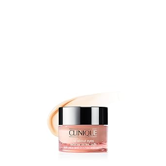 Clinique All About Eyes Lightweight Eye Cream Vitamin C Formula + Rich Eye Cream Hyaluronic Acid Formula | Hydrating, Brightening, Depuffing