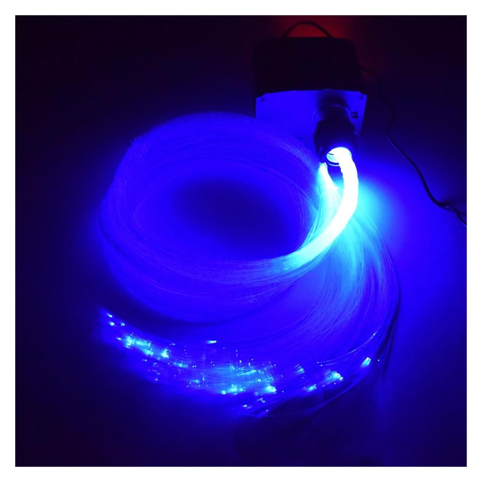 Oświetlenie wnętrza samochodu LED, 10W Twinkle Bluetooth APP Smart Control, oświetlenie LED z włókna optycznego sterowanie muzyką gwiazda samochodu zestaw oświetlenia LED do oświetlenia sufitowego sam