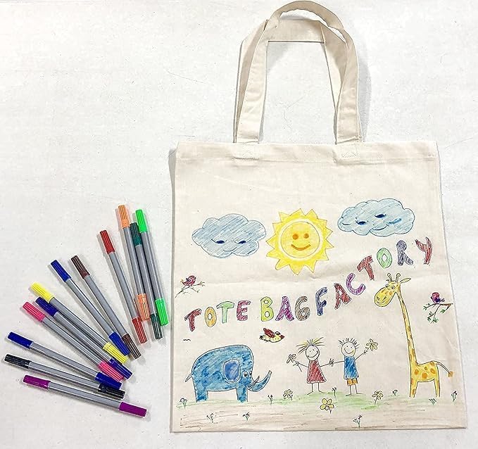 TBF 24 Pack Eco-Friendly Canvas Tote Bags Wholesale – Reusable Bulk Cotton Tote Bag with Handles, Convention Bags - Image 5