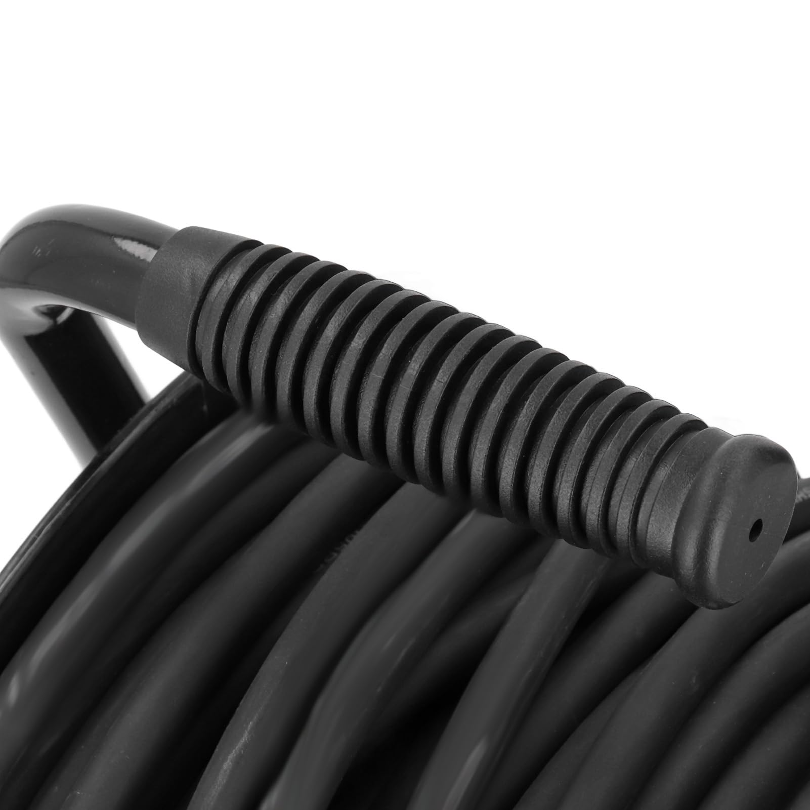 FTVOGUE Bęben na Kabel Zewnętrzny Bęben na Przewód Przedłużający ze Stali Nierdzewnej i Powłoki PP 35 M H05RR F mm² 4 Gniazda IP44 Wodoodporny Do Warsztatu Garażowego Do Użytku w Ogrodzie