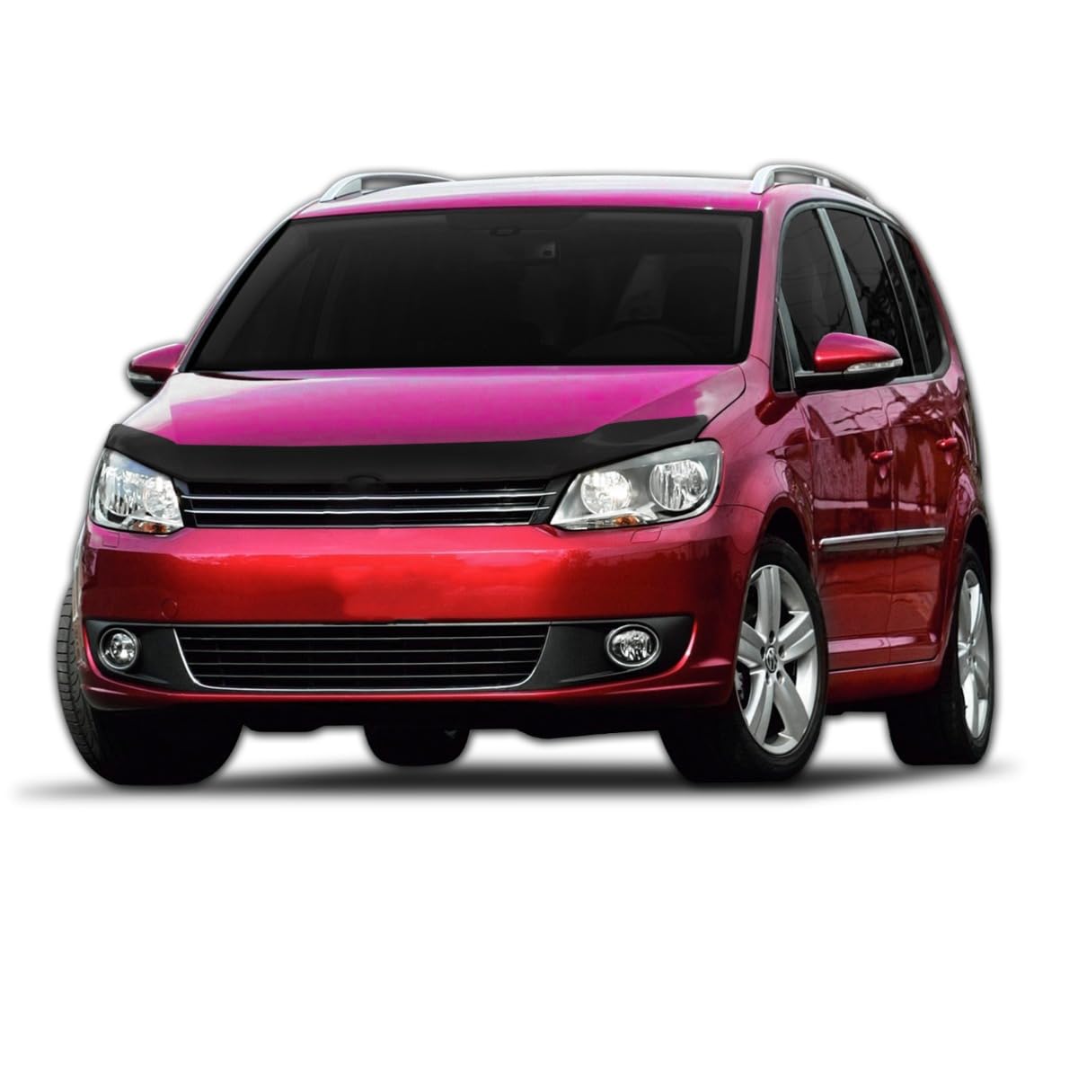 SCOUTT Bra de Capot Déflecteur de Protection pour Volkswagen Caddy 2010–2015, Aérodynamique, Assemblage Facile, Aucun Perçage Requis