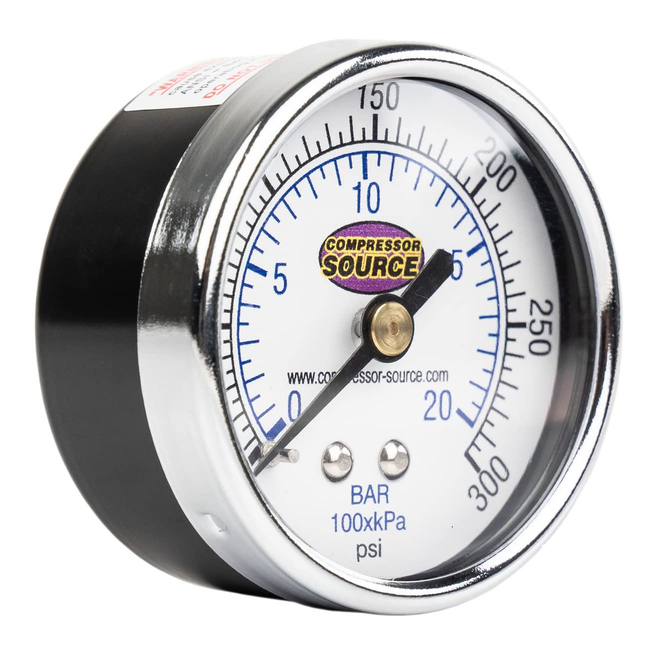 0-300 PSI Air Pressure Gauge 1/4