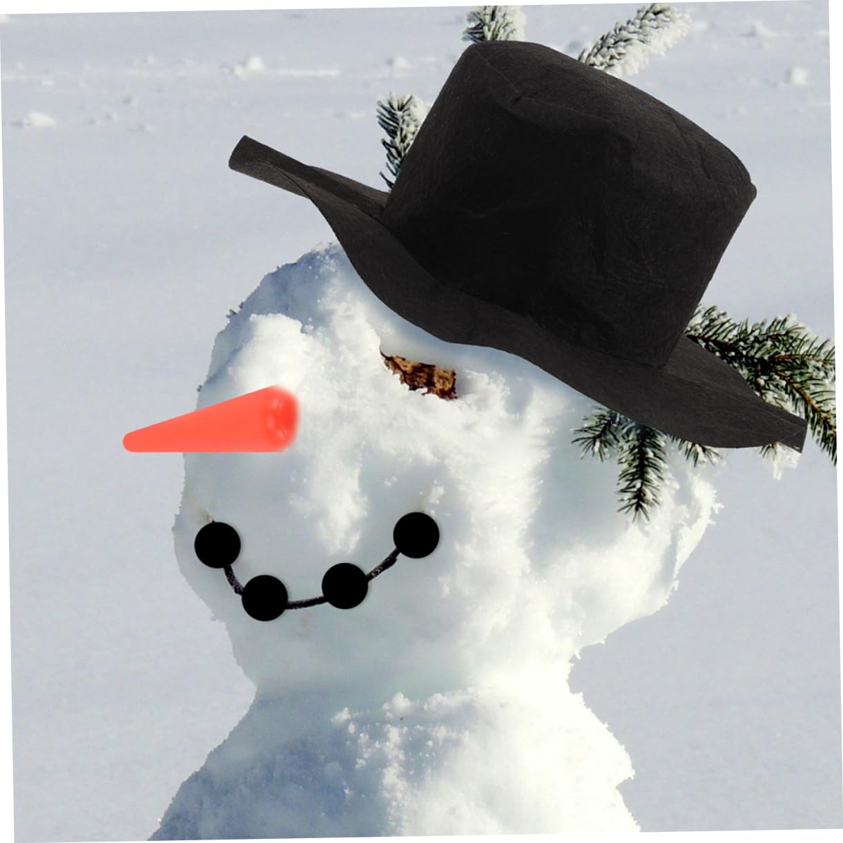 MAGICLULU 5 Juegos disfrazarse de muñeco de Nieve Kit para Hacer muñecos de Nieve Accesorios para Vestir muñecos de Nieve navideños Christmas Accesorio Festivo Apoyo Festivo