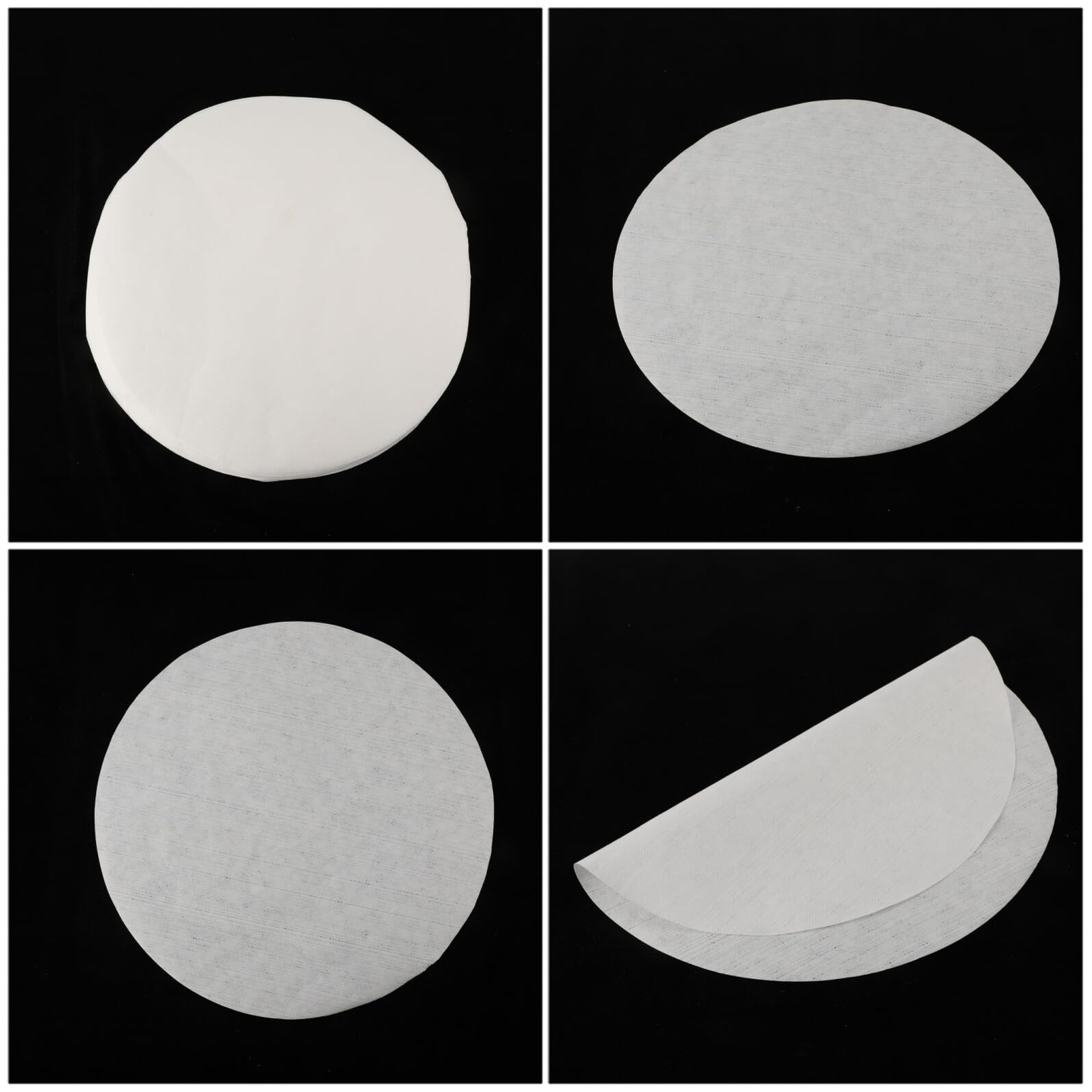 100 Piezas Unidades Papel Desechable para Jaulas de Pájaros Absorbente y Natural Cojín Protector para Jaulas de Fácil Limpieza y Reducción de Olores Diámetro