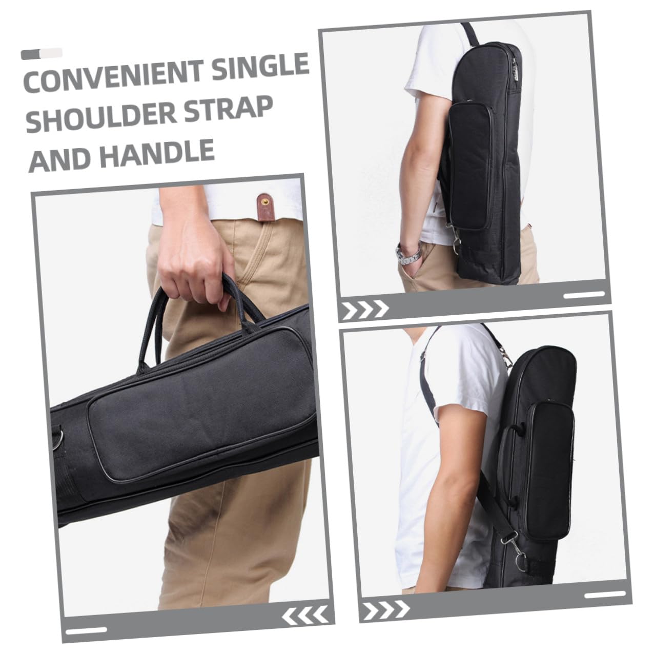 Bolsa para Trompeta Juvenil Bolsa Oxford Acolchada con Compartimentos para Instrumento y Accesorios Correa y Asa Cómodas para Transporte Seguro
