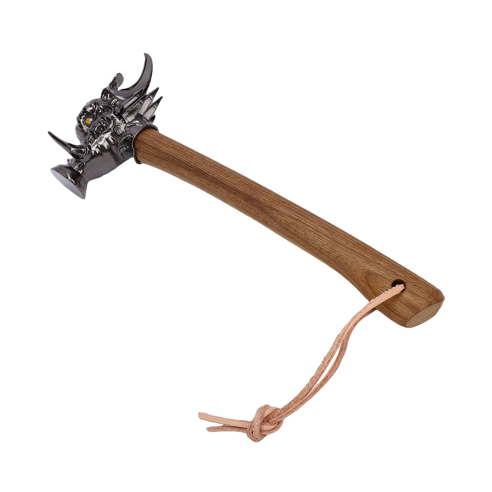 Martillo de clavos de acero aleado de alta resistencia para acampar, artesanos y entusiastas con mango de madera