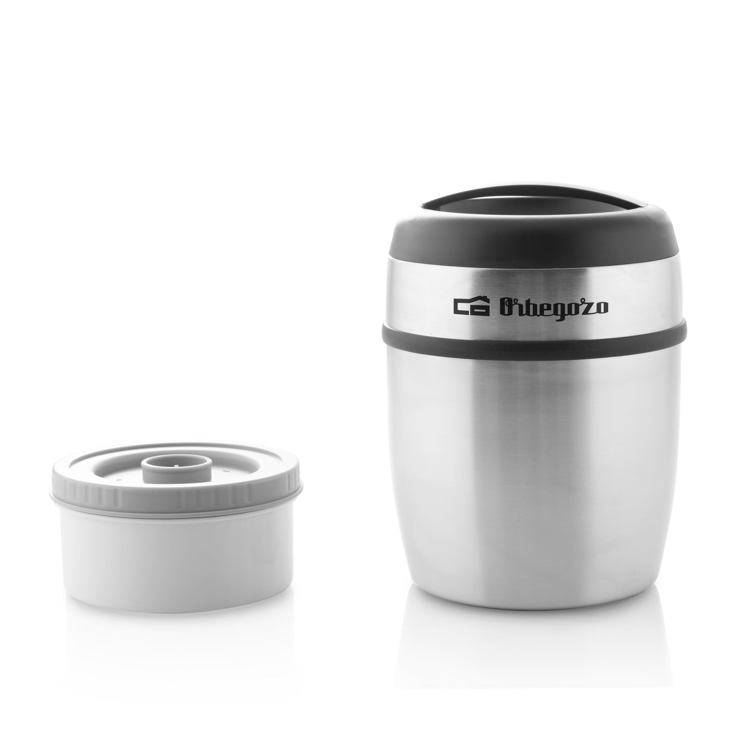 Orbegozo TRSL 1500 - Thermobehälter für Flüssiges und Festes, hergestellt aus Edelstahl, kalte oder warme Temperatur, Tragegriff, BPA-frei, 1500 ml