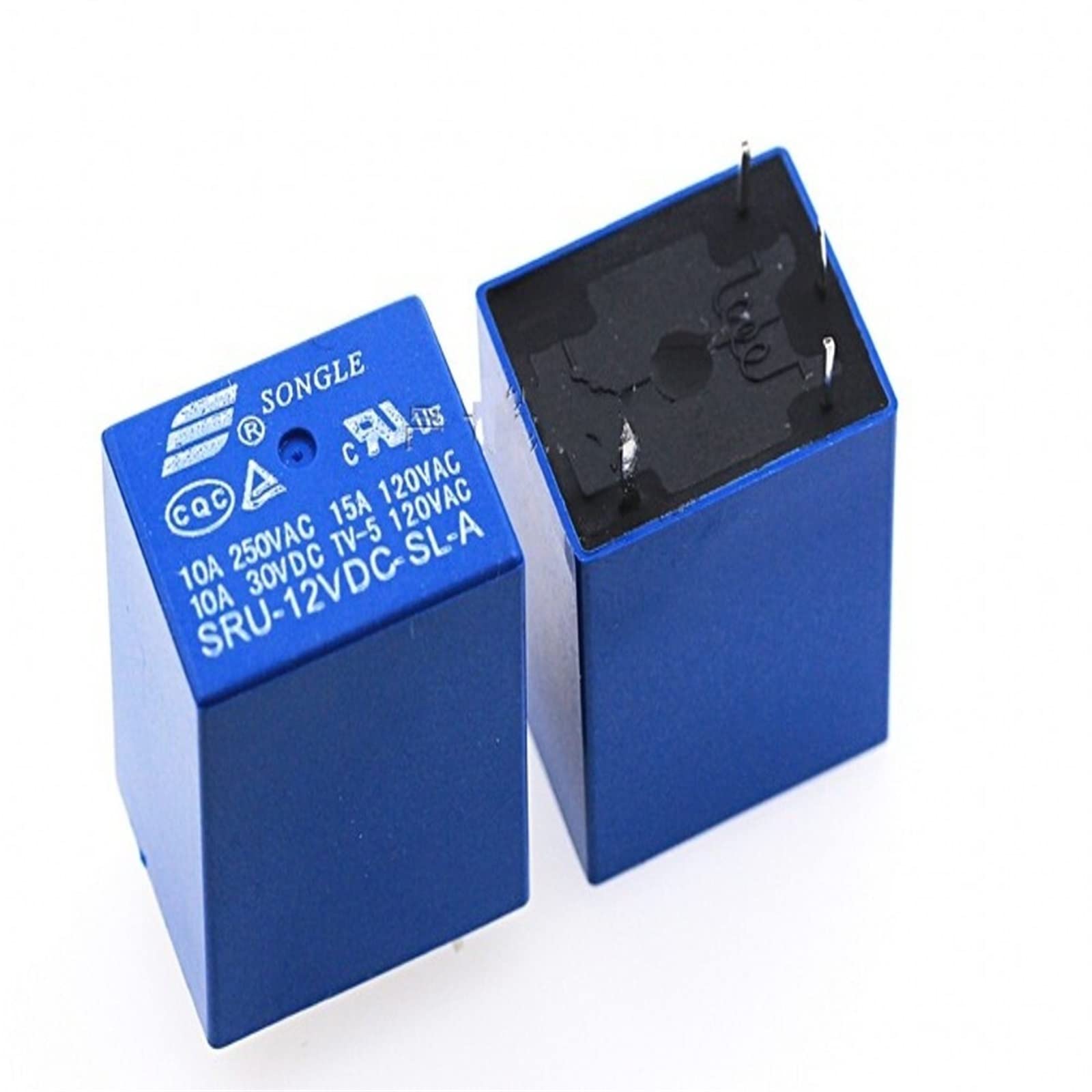 GJZIFGFWQ 50PCS Power Relays SRU-05VDC-SL-A SRU-12VDC-SL-A SRU-24VDC-SL-A 4PIN 15A 120VAC Relay