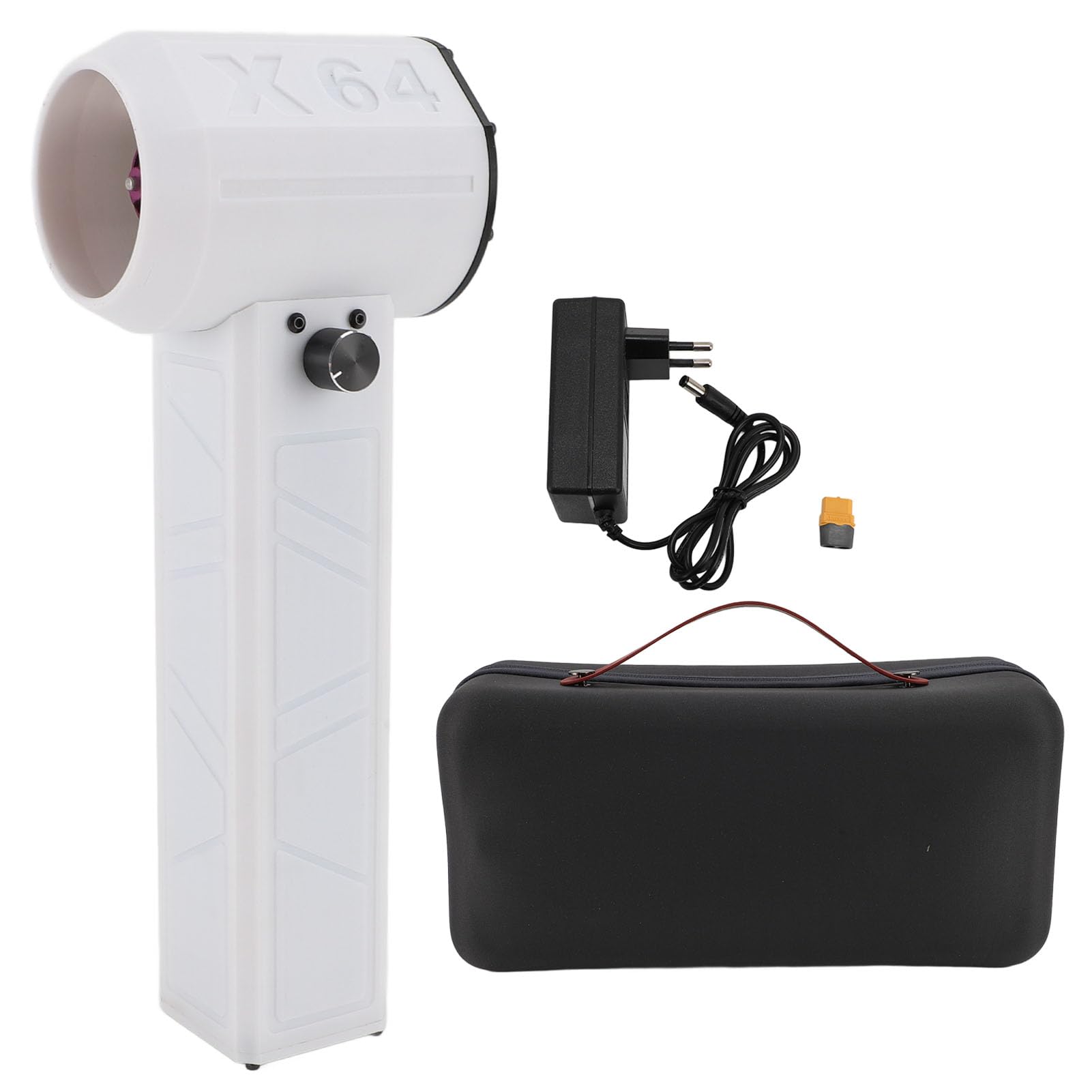 Ventilatore a Getto Elettrico Air Duster 1000000 RPM Motore Brushless da 64 Mm 5000 G Spinta Ventilatore Portatile Ricaricabile per Computer di Bordo (ZJchaop7dice8ox1-12)