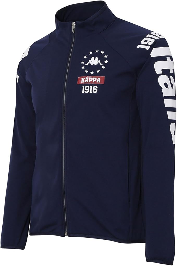 Amazon | [カッパ] ニットジャケット KM652KT46 NV O | ジャージトップ