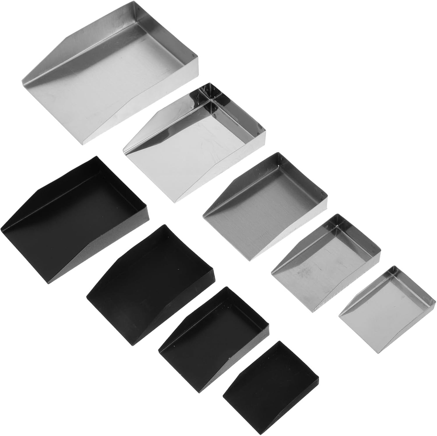9pcs Stainless Steel Jewelry Sorting Scoop Mini Bead Spade Set