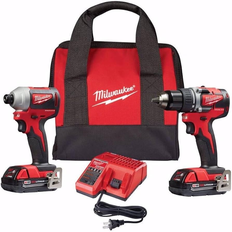 2892-22CT M18 Compact Brushless 2-Tool Combo Kit, Drill Driver/Impact Driver
