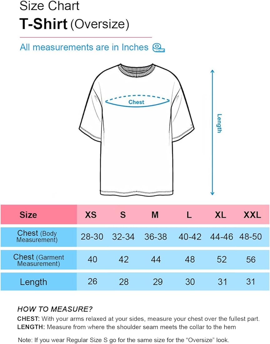 Buy ComicSense.xyz Unisex JoJo Anime Oversized T Shirts for Men