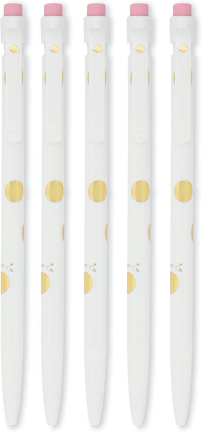 Kate Spade New York Colorful Plastic Mechanical Pencil Set of 5
