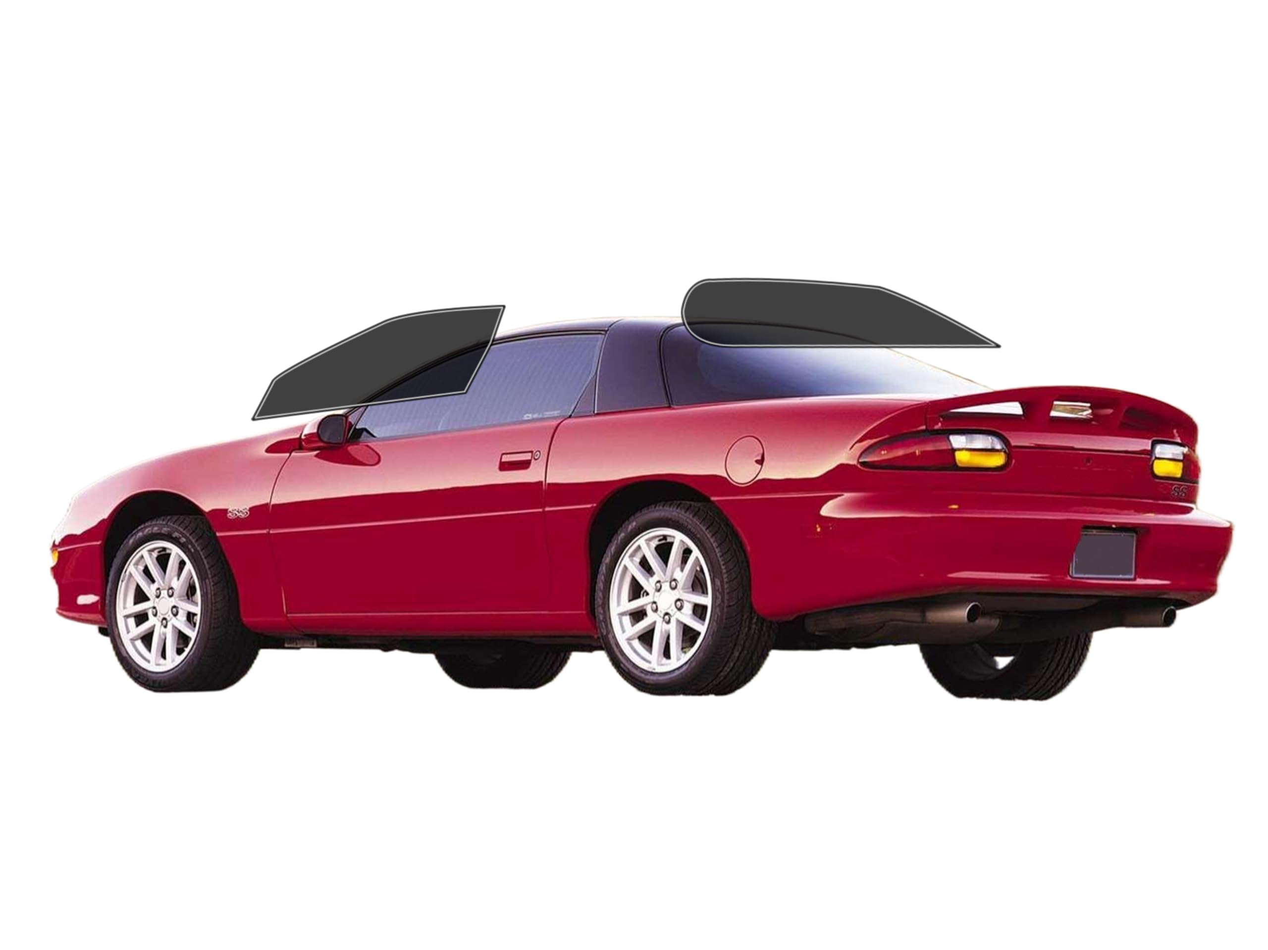 AUTOTEK Precut Windows Tint Film All Sides Cars Sun Blocking Protection Privacy Anti Shatter Glass 2 Ply Film 25% Tint Shade kit for Chevrolet Camaro Coupe 1993-2002