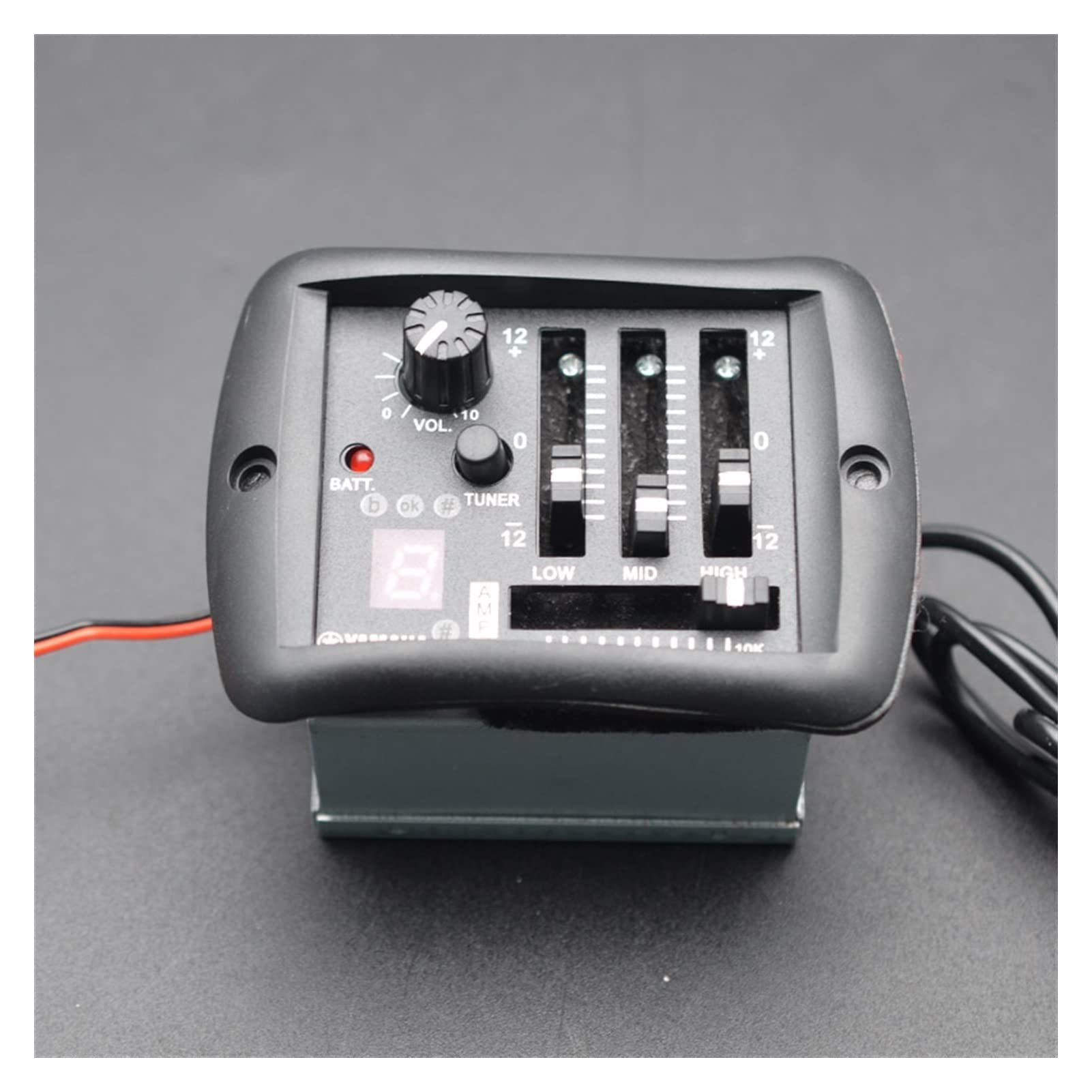 5sEset 4 Band Guitar Preamp Eq Ecualizador con Sistema De Sintonizador para La Guitarra Acústica. Acesorio Pastilla (Color : 5 Set)
