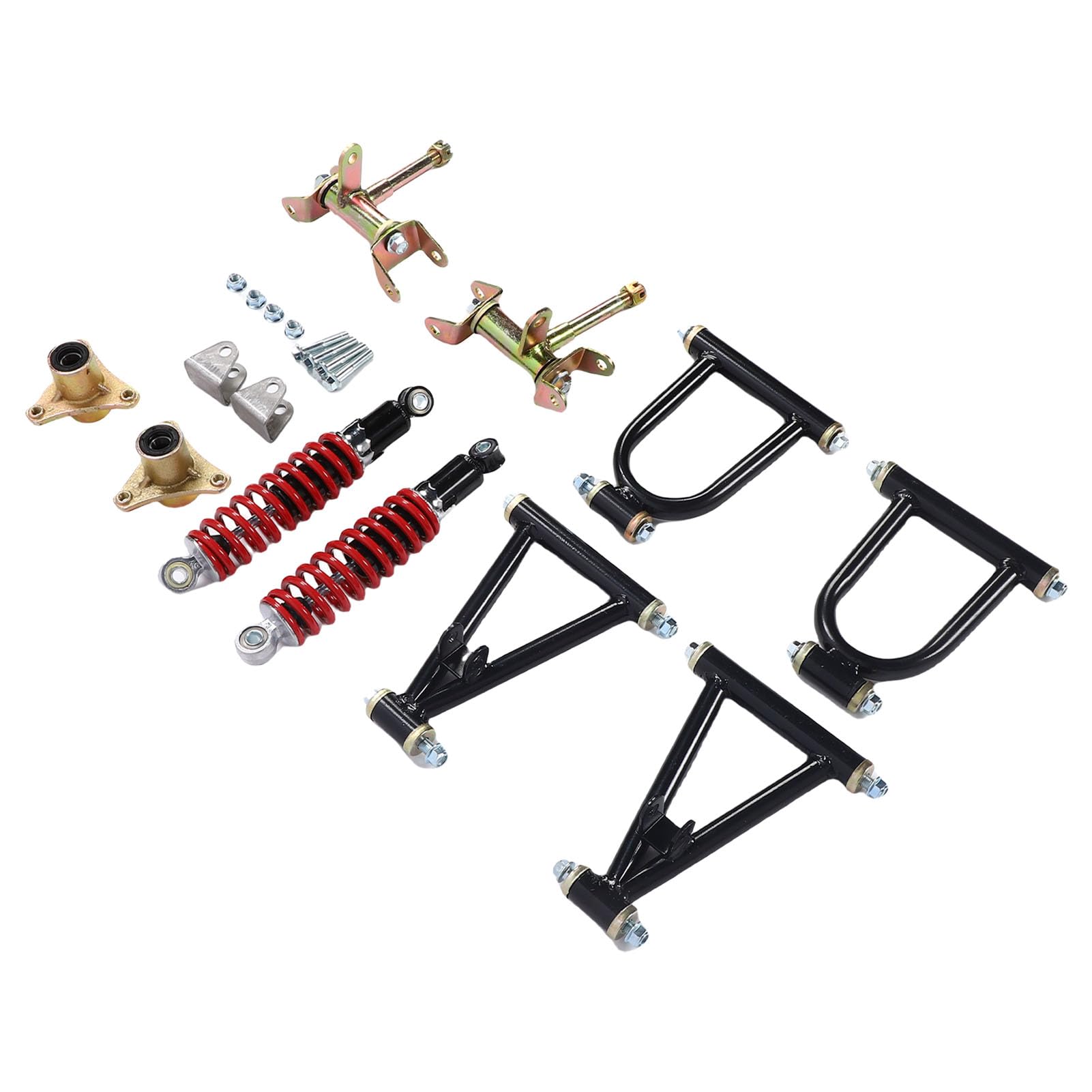 Bras Oscillant De Suspension Renforce, Kit De Bras De Suspension Pour Velo Tout Terrain Quad Kart, En Métal Haute Résistance Pour Une Stabilité Optimale