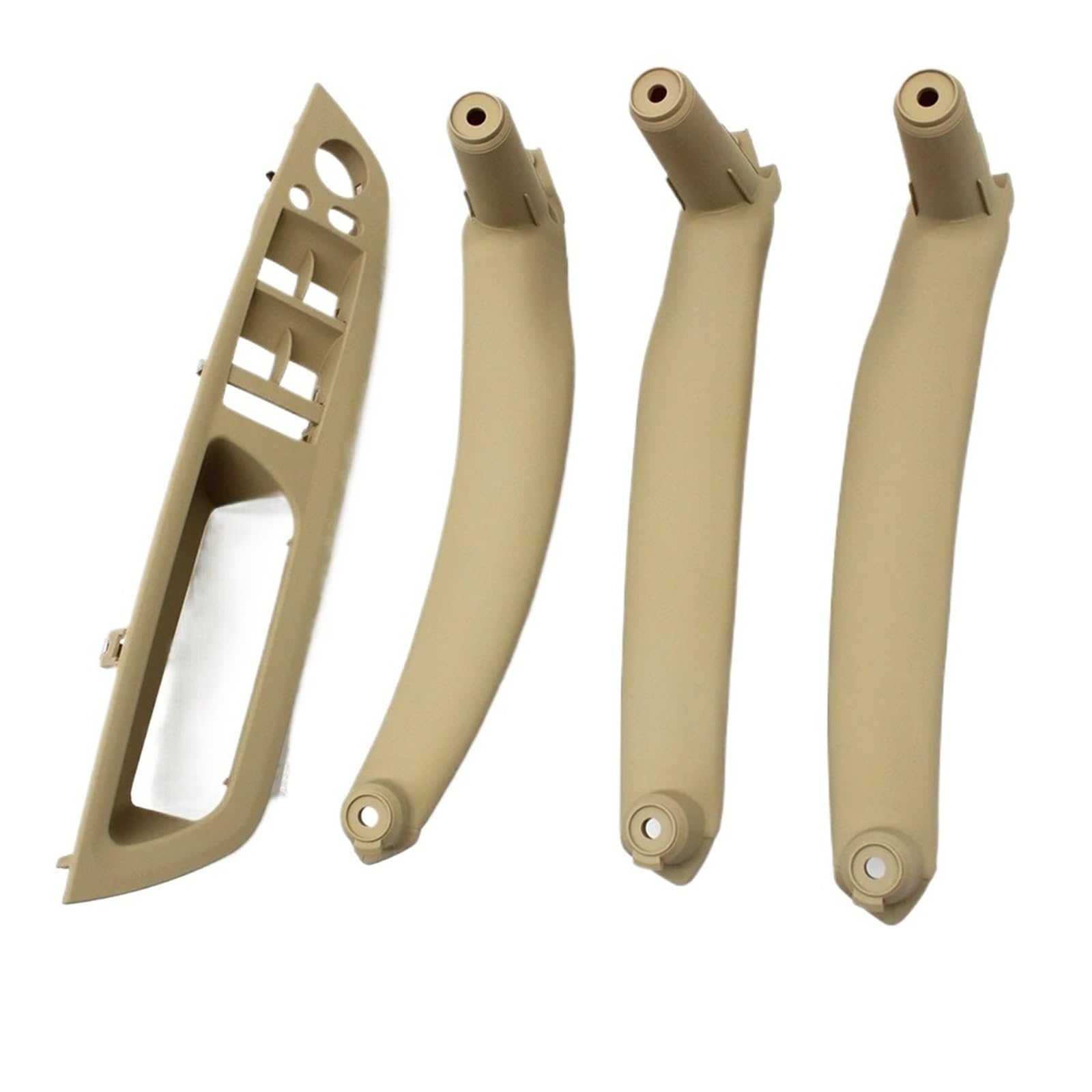 Ppbqrvlf Beige Lhd 4Piece Front Interior Pull Lhd Rhd Upgraded Interior Door Armrest Cover Pull Handle For Bmw For X5 For X6 E70 E71 E72 2007-2014 Door Handle(Beige Lhd 4Piece)
