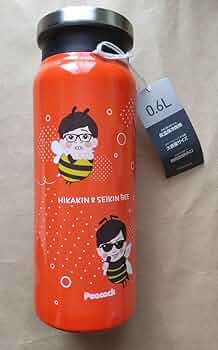Amazon.co.jp: ヒカキン セイキン 水筒 マグタイプ オレンジ