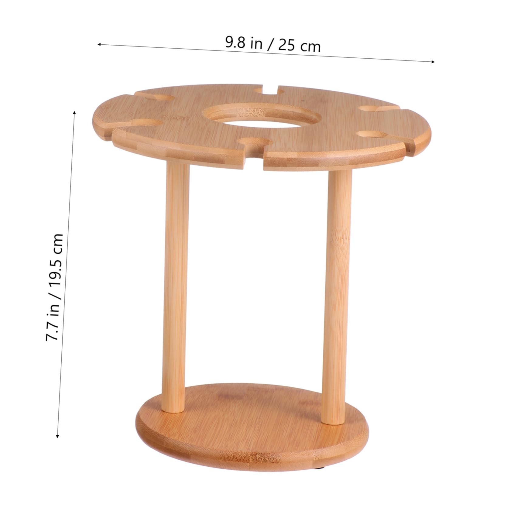 Garneck Glass Bottle Rack Stylish Tabletop Wine Glass Holder for Home Decor Sturdy Countertop Organizer for Parties