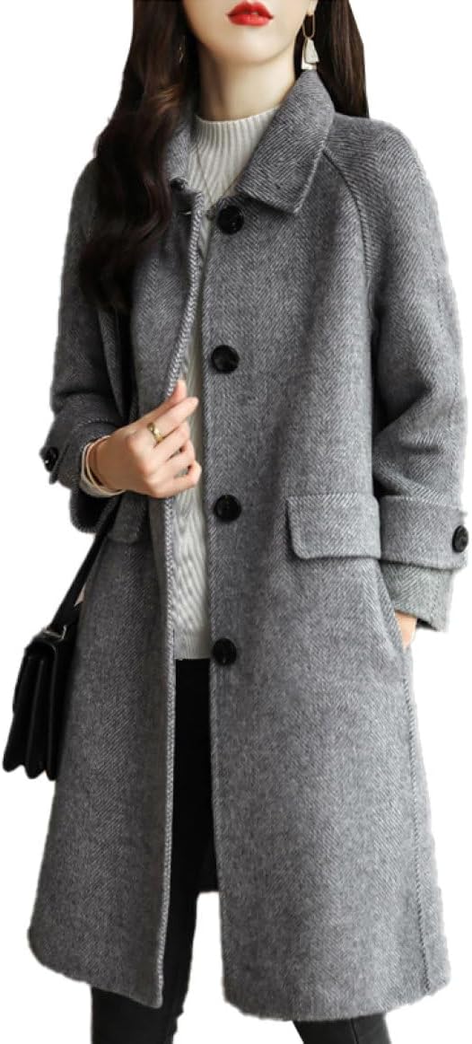 Rene/ルネ】ロングコート フード リボン スプリング アウター 羽織り M